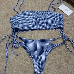 Checkered Cheeky Bikini
